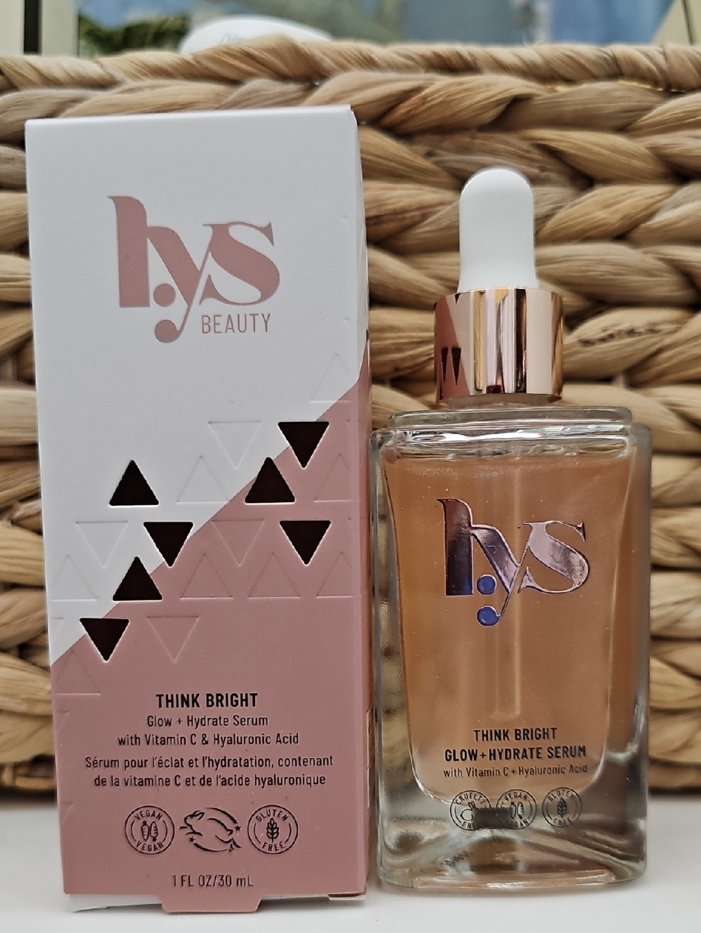 L.y.s Think Bright Glow + Hydrate Serum — Pink Glow